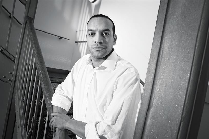 Julian Douglas on the VCCP office stairs